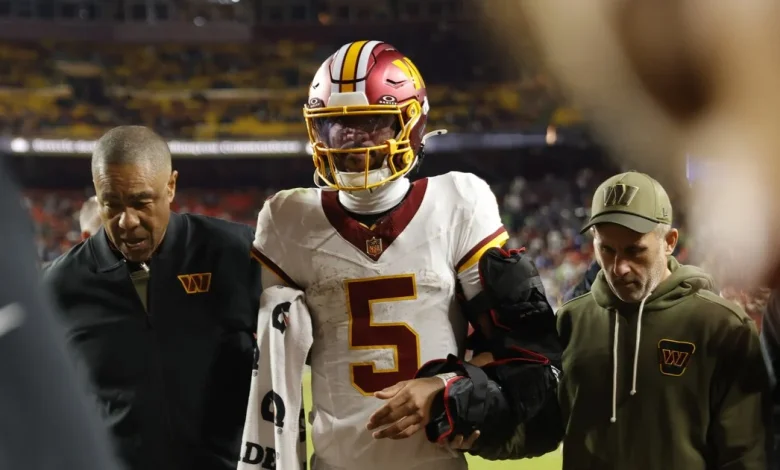 Report: Commanders shutting down QB Jayden Daniels for the season