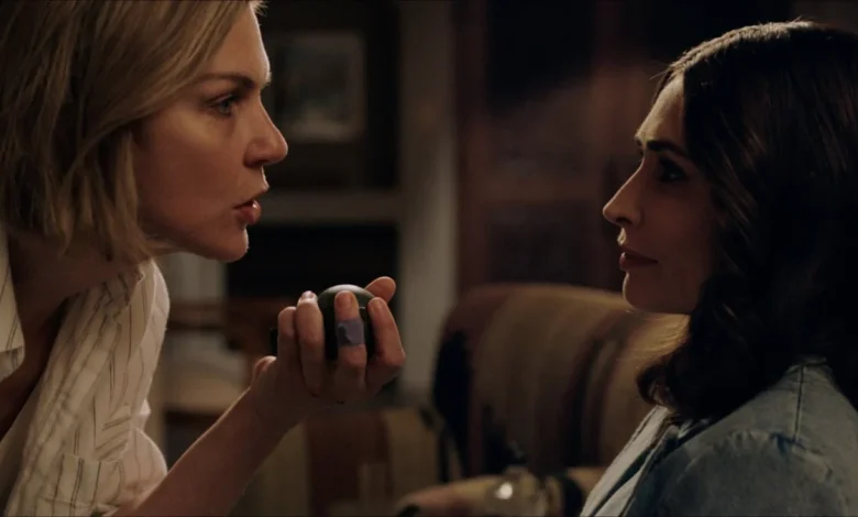 Rhea Seehorn reacts to that big 'Pluribus' kiss: 'There is some willful delusion'