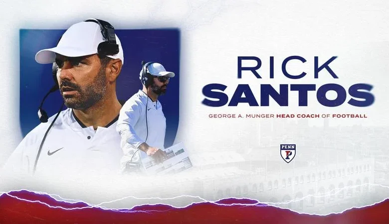 Rick Santos Named Head Football Coach at Penn