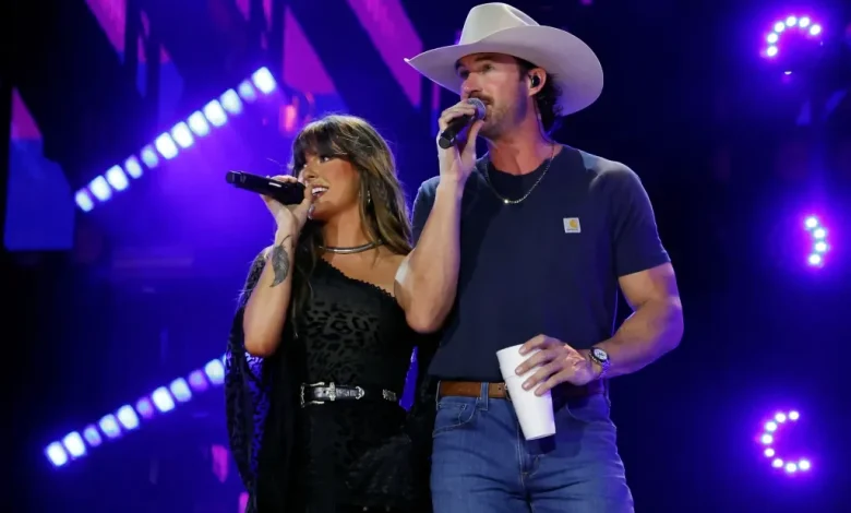 Riley Green & Ella Langley Join Blake Shelton & Gwen Stefani for History Atop Country Airplay Chart