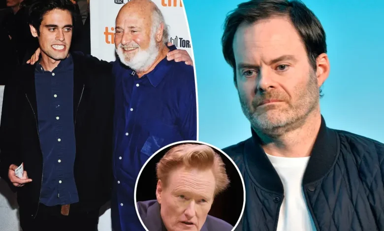 Rob Reiner’s son Nick stormed off after tense talk with Bill Hader at Conan O’Brien’s Christmas party: report
