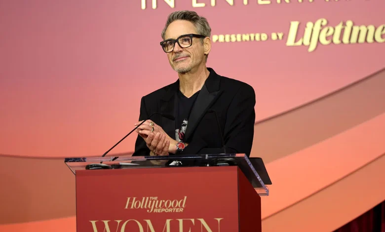 Robert Downey Jr. Playfully Roasts Gwyneth Paltrow at THR Women in Entertainment Gala