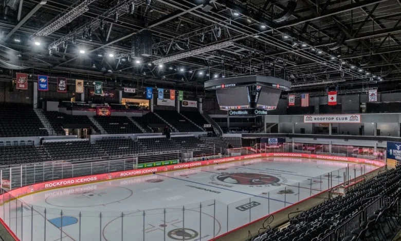 Rockford IceHogs | IceHogs, BMO Center Unveil New LED Dasher Boards