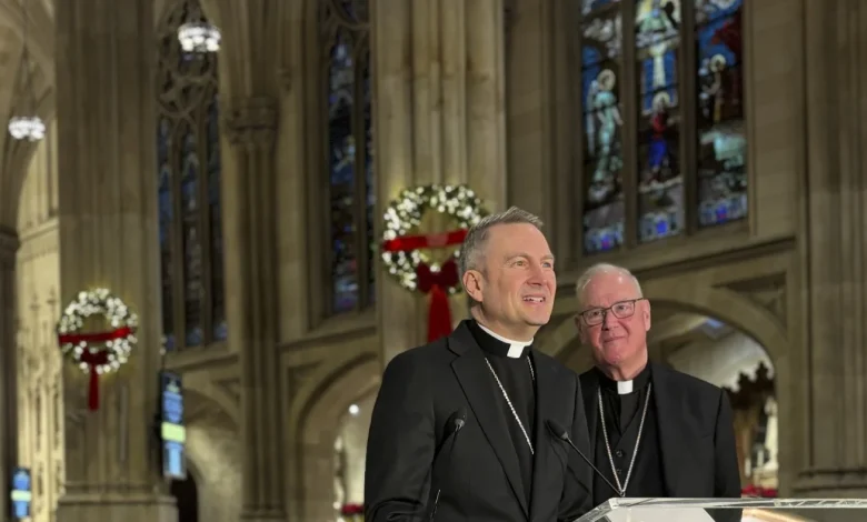 Ronald Hicks, the new archbishop of of New York, has a background that looks a lot like Pope Leo's : NPR