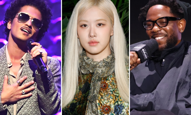 Rosé, Bruno Mars, Kendrick Lamar Lead Apple Music’s Global Year-End Chart