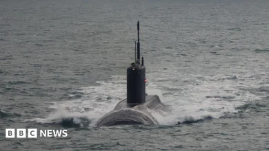 Royal Navy shadows Russian submarine through English Channel