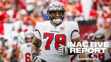 Saints-Bucs Inactives | Tristan Wirfs Ruled Out