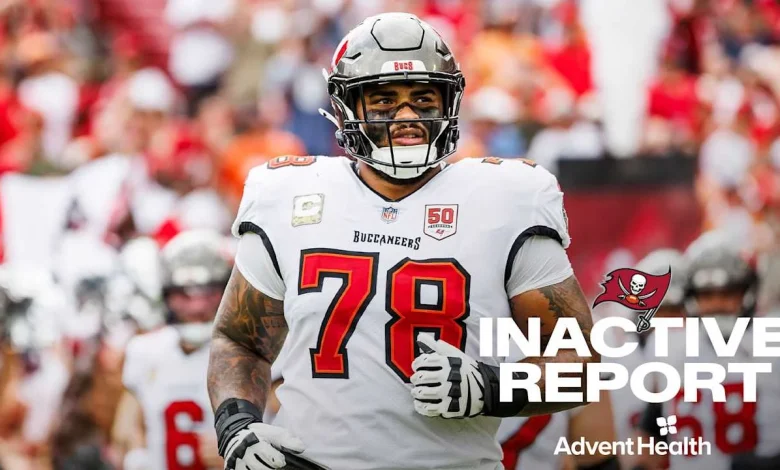 Saints-Bucs Inactives | Tristan Wirfs Ruled Out