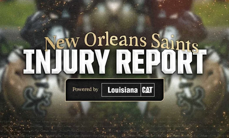 Saints Wednesday Injury Report: 2025 Week 17 vs. Tennessee Titans - New Orleans Saints | NewOrleansSaints.com
