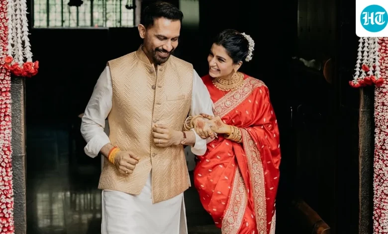 Samantha Ruth Prabhu, Raj Nidimoru exchange rings at Isha Foundation; see pictures of their wedding | Hindustan Times