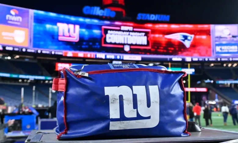 See Giants and Patriots fight after Jaxson Dart takes massive hit