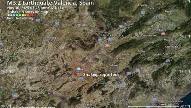 Seismic-like event, possible earthquake, reported about 10 minutes ago near Elda, Valencia, Spain