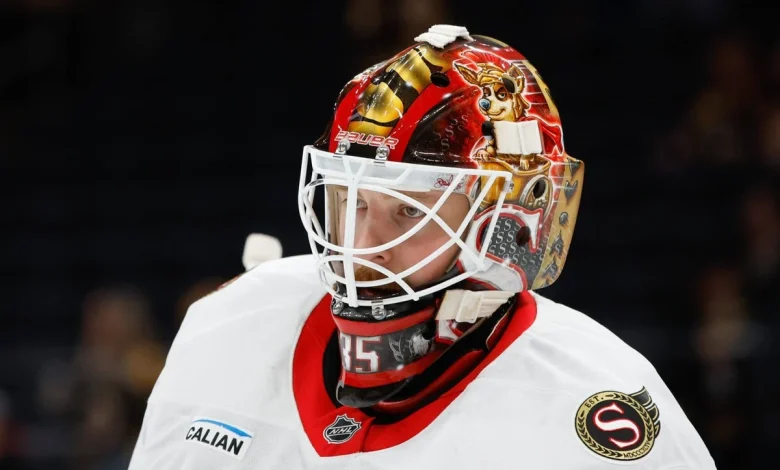 Senators goalie Linus Ullmark takes leave of absence for ‘personal reasons’