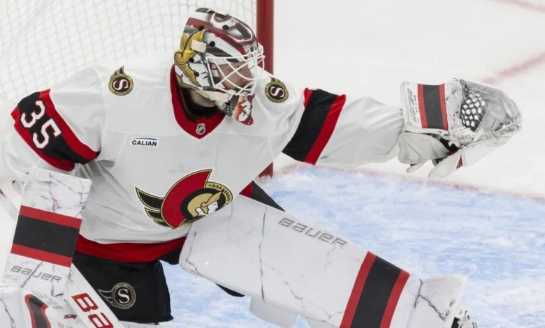 Senators grant Linus Ullmark leave of absence for personal reasons