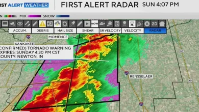 Severe storms hit Chicago area, parts of Northwest Indiana
