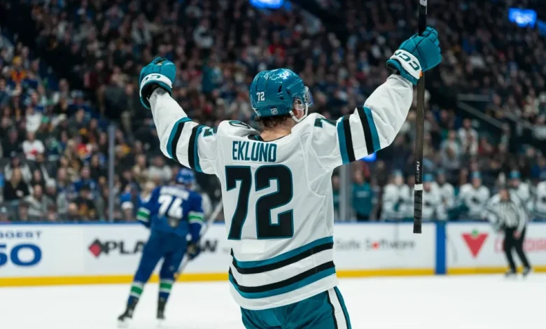 Sharks beat Vancouver after fast start, snap three-game losing streak as Igor Chernyshov scores first career goal