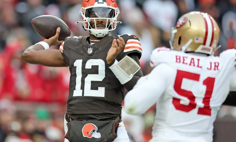 Shedeur Sanders: ‘I feel like I failed’ the team in Browns 26-8 loss to the 49ers