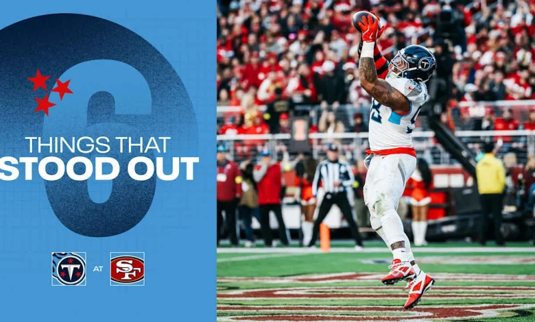 Six Things That Stood Out for the Titans in Sunday' Loss to the 49ers 