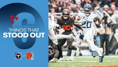 Six Things That Stood Out for the Titans in Sunday's 31-29 Win Over the Browns