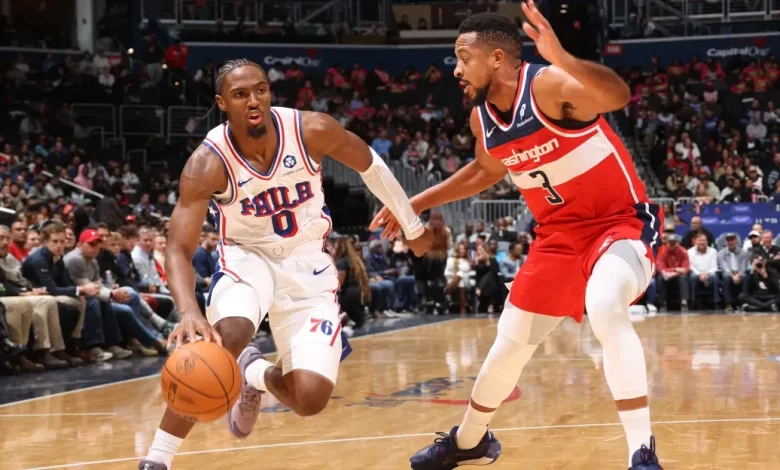 Sixers look to stay above .500 as they host Wizards