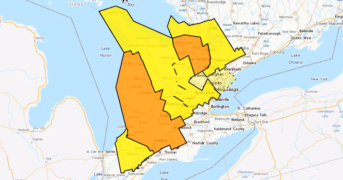 Snow squall watch issued for Toronto as winter storm triggers emergency alert in Barrie area