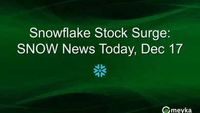 Snowflake Stock Surge: SNOW News Today, Dec 17