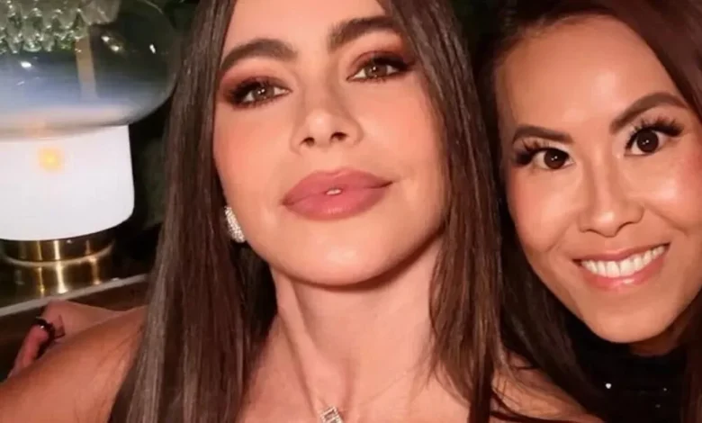 Sofia Vergara wows in nude lingerie corset as she turns heads on London night out