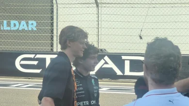 Sorpresa ad Abu Dhabi, per il Gran Premio arriva Sinner: un giro in pista con Kimi, foto esclusive