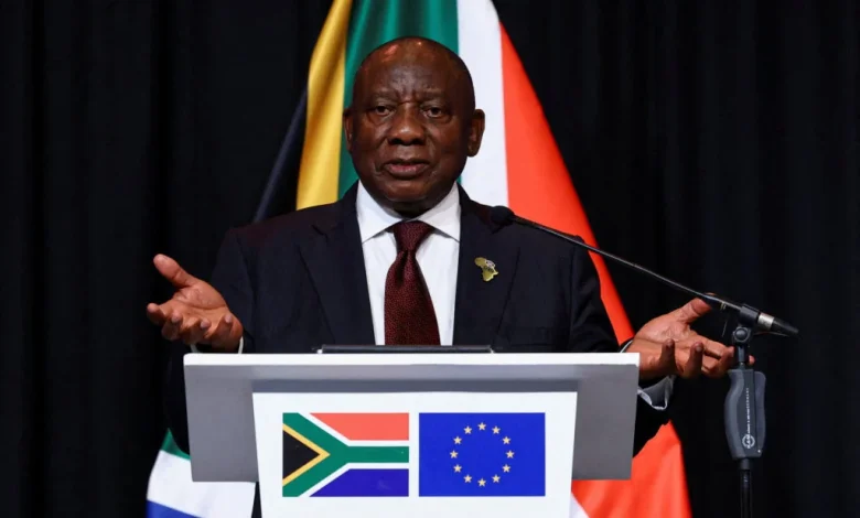 South African authorities raid a U.S. refugee processing center and Washington protests