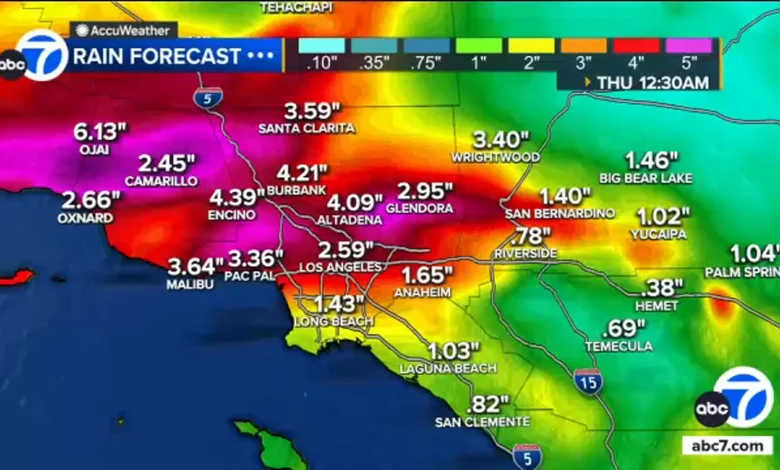 Southern California weather: Atmospheric river to bring storm, 'high risk' of flash flooding for some areas