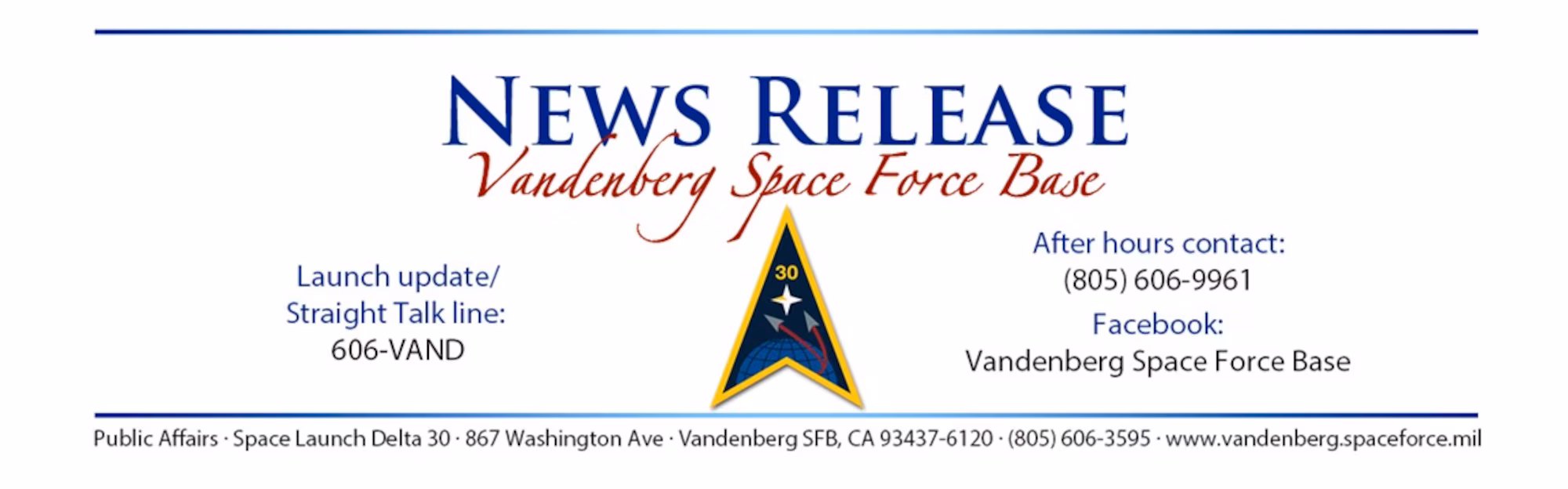Space Launch Delta 30 Issues RFI for Space Launch Development at SLC-14 > Vandenberg Space Force Base > Article Display