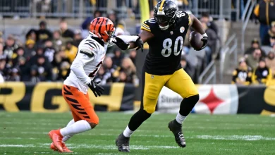 Steelers TE Darnell Washington Leaves Game vs. Ravens with Injury