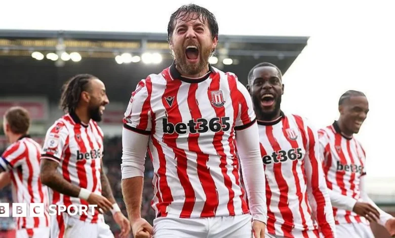 Stoke City 2-1 Swansea City: Ben Pearson scores rare goal as Potters end losing streak