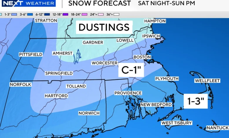 Storm could bring plowable snow to parts of Massachusetts Sunday. Will it impact Patriots-Bills game?