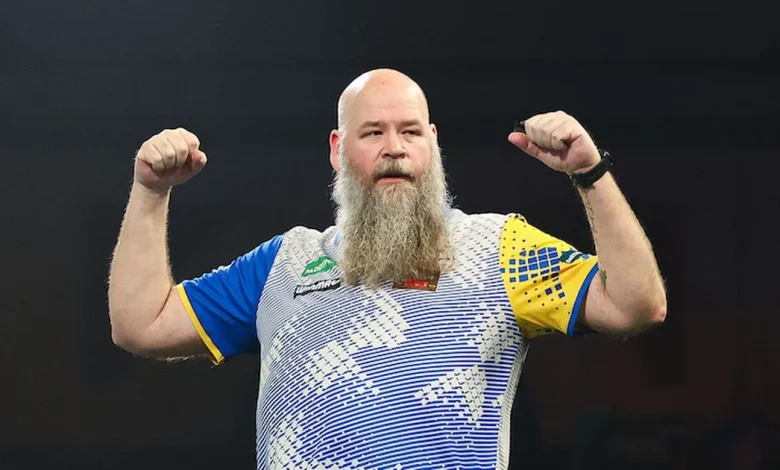 Sweden darts hero Andreas Harrysson makes history and one win from a dream