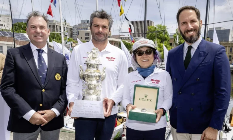 Sydney Hobart Race: Jiang Lin becomes first female skipper to win overall title