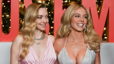 Sydney Sweeney in Miu Miu, Amanda Seyfried in Versace for 'Housemaid'