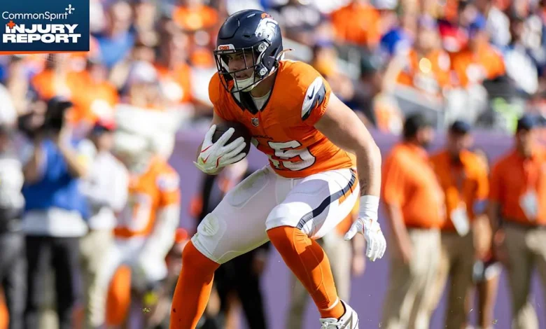 TE Nate Adkins not assigned game status, 2 Broncos ruled out for Week 15 game vs. Packers