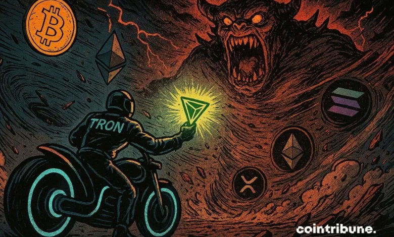 TRON stays in the green and defies crypto market traps