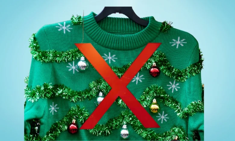 TSA warns travelers against wearing sparkly Christmas sweaters to airport