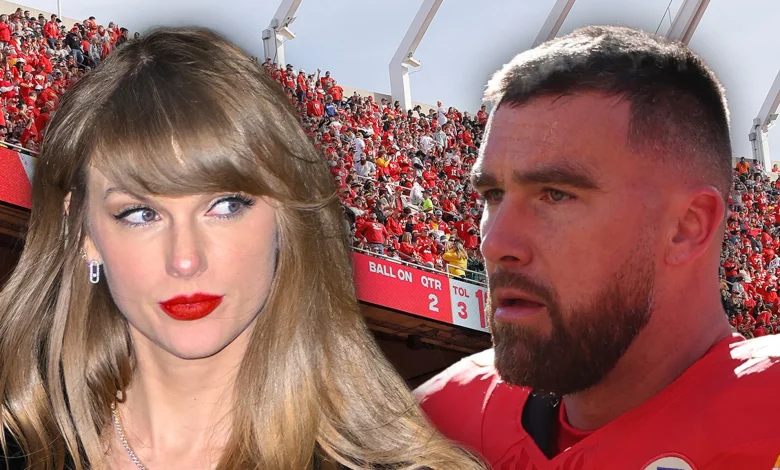 Taylor Swift Plays Aunt to Travis Kelce's Nieces While Chiefs Are Eliminated From Playoffs