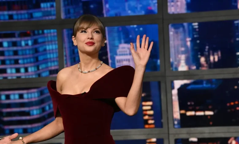 Taylor Swift reveals favorite songs, predicts Stephen Colbert's next gig