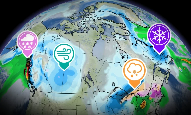 Tempêtes d'ouest en est : neige, rafales et verglas