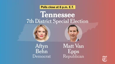 Tennessee Seventh Congressional District Special Election Results 2025: Behn vs. Van Epps