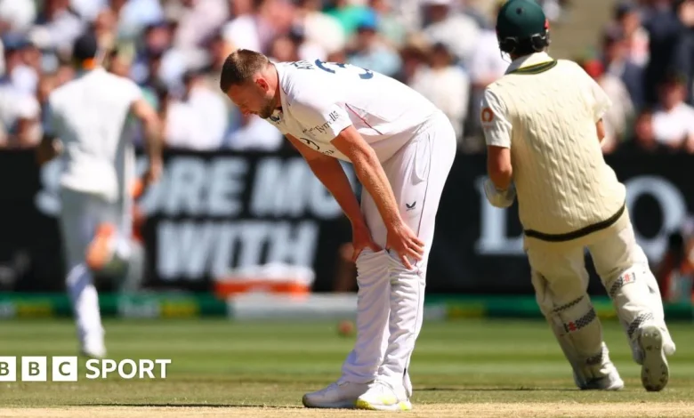 The Ashes 2025-26: Gus Atkinson adds to England injury concerns