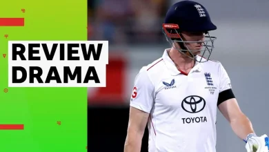 The Ashes 2025 second Test - day three: England's Harry Brook given out after Australia use review