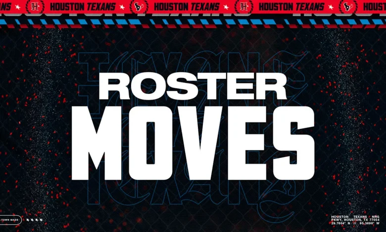The Houston Texans made a roster move.