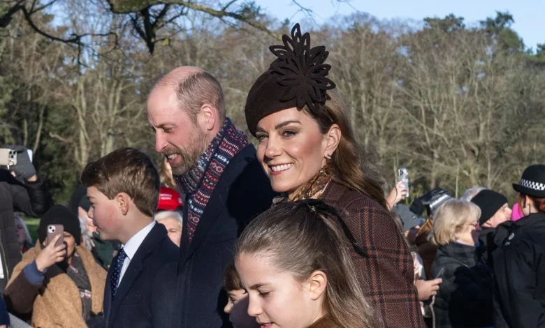 The Princess of Wales dazzles in deeply personal Cartier earrings on Christmas Day