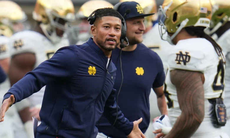 They say Marcus Freeman’s race, Notre Dame's CFP exclusion aren’t connected — yet the situation seems off