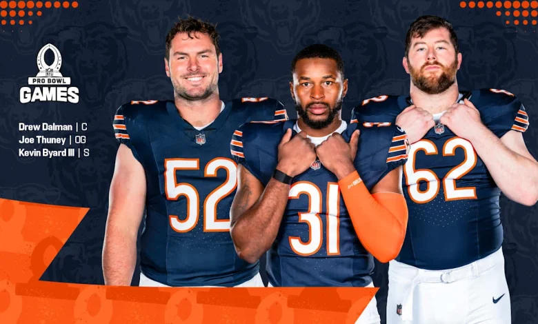 Three Bears players earn Pro Bowl honors